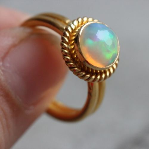 Buy 22k Gold Opal ring, Opal ring, Engagement wedding ring online at ...
