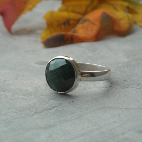 Handmade on sale emerald ring